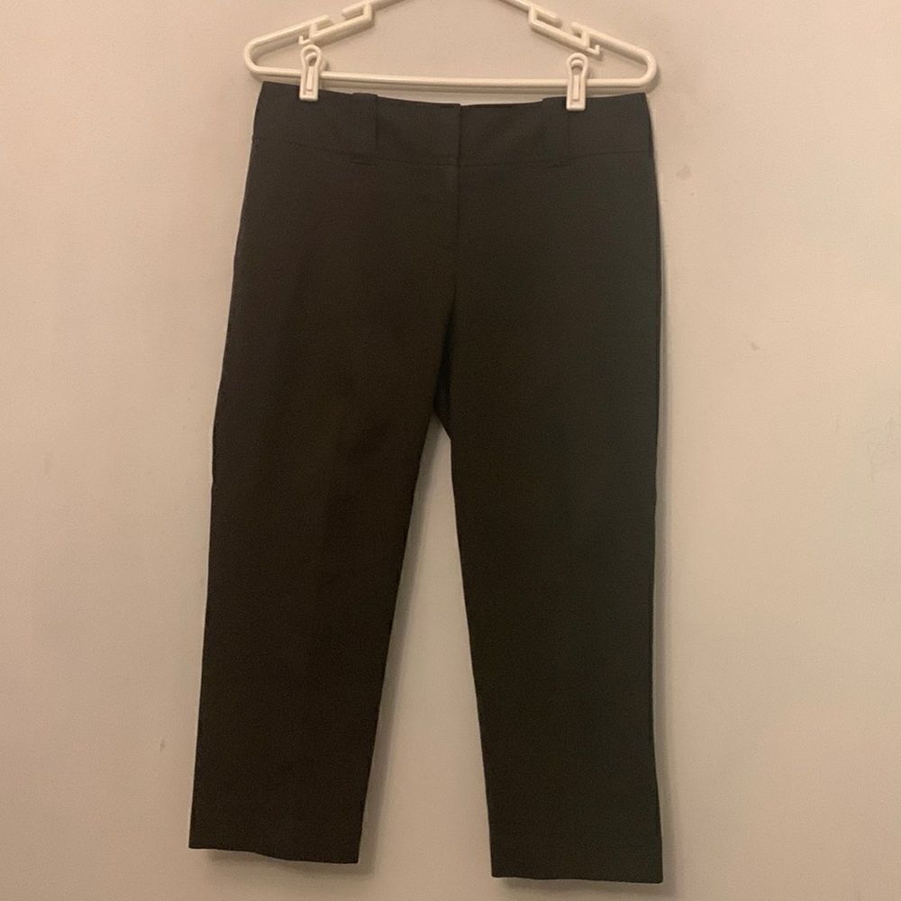 Ann Taylor Lindsay fit brown cropped pants Size 6 EUC
